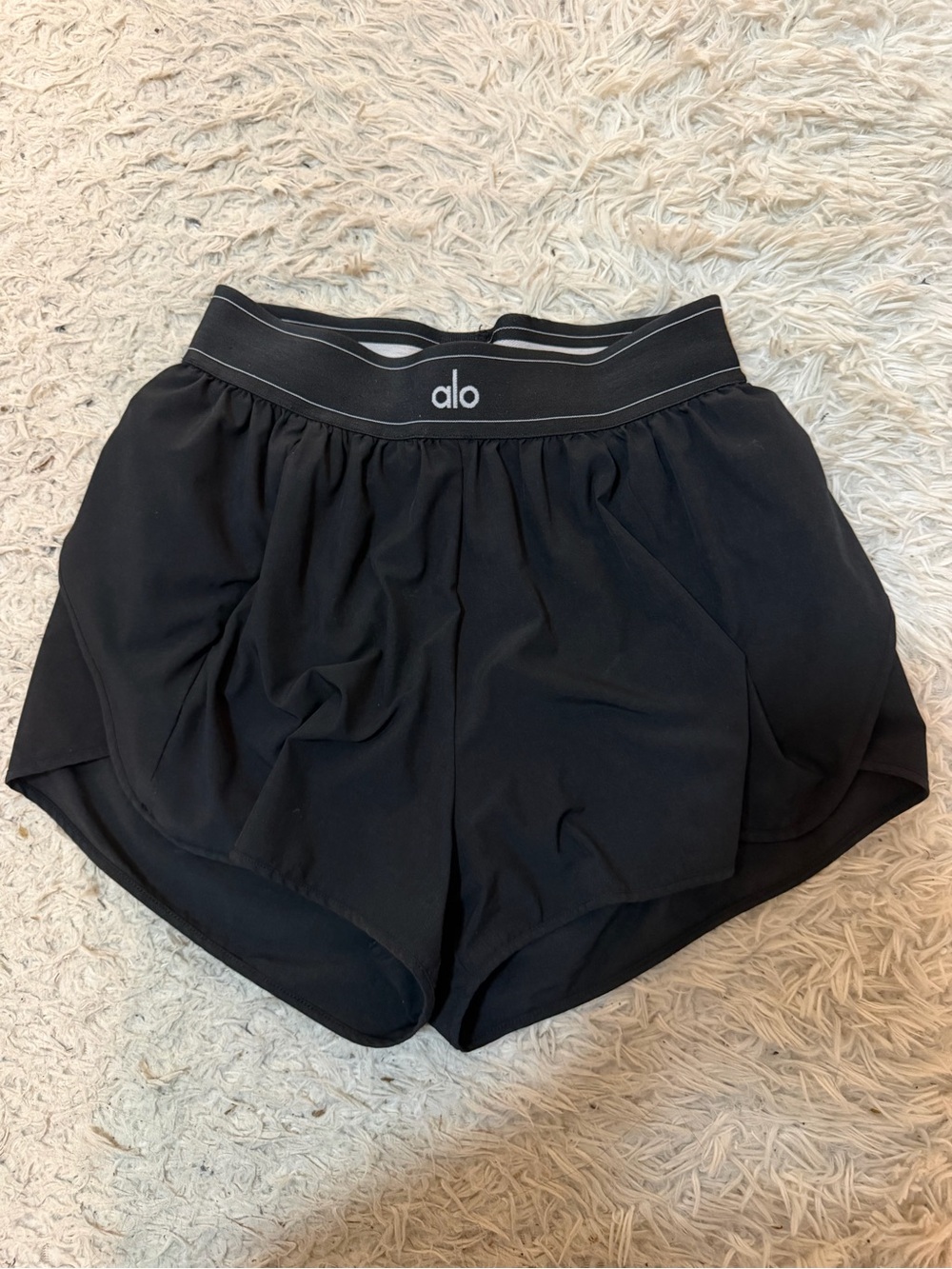 Alo Women's Black Match Point Short